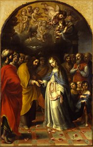 聖母の結婚、1693年 作： Esteban Márquez de Velasco