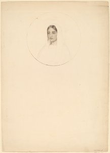 若い女性の頭 作： Esther Frances Alexander