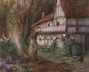 秋の篝火 作： Ethel Wane