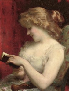 良い読書 作： Etienne Adolphe Piot