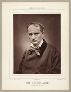 シャルル・ボードレール（フランスの詩人、評論家、作家、1821年～1867年） 作： Etienne Carjat