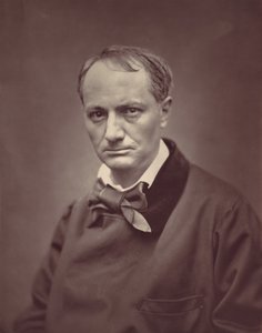 シャルル・ボードレール 1863年。 作： Etienne Carjat