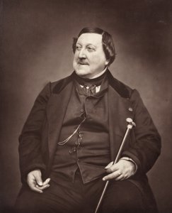 ジョアキーノ アントニオ ロッシーニ イタリアの作曲家、1792 年～1868 年、1862 年。 作： Etienne Carjat