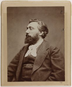 レオン・ガンベッタ（1838-1882年）、弁護士、政治家。 作： エティエンヌ・カルジャット