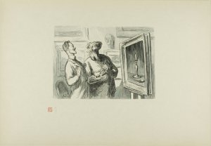 ある現実主義者は、自分の作品を賞賛する別の現実主義者を常に見つける 作： Etienne Carjat