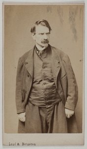 フランソワ・デルサルテの肖像 1870-90年頃（アルメン・プリント） 作： エティエンヌ・カルジャット