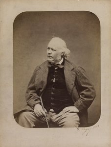 オノレ・ドーミエの肖像 1808-1879年 1864年 作： Etienne Carjat
