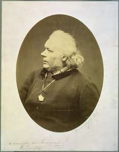 オノレ・ドーミエの肖像（1808-79）1861（アルブメンプリント） 作： Etienne Carjat