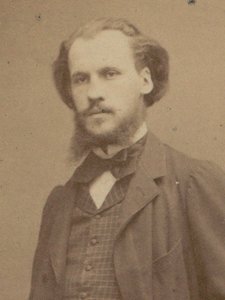 作曲家シャルル・ルヌーブの肖像 1840-1910 , 1870. 作： Etienne Carjat