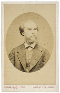 詩人ポール・ヴェルレーヌ1844-1896の肖像c。 1870 作： Etienne Carjat