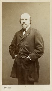 作曲家ヴィクトル・マッセの肖像 1822-1884年 1865年頃 作： Etienne Carjat