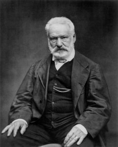 ヴィクトル・ユーゴー（1876年、フランスの詩人、小説家）（モノクロ写真 作： Etienne Carjat