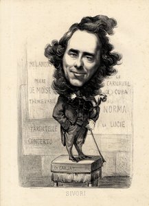 飛翔する葉 - エティエンヌ・カルジャ(1826-1906)のイラスト：シボリ・カミーユ・カミロ(1815-1894) 作： Etienne Carjat