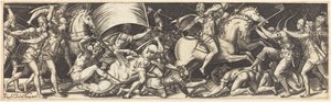 騎兵と歩兵の戦い 作： Etienne Delaune