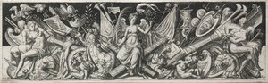 戦闘と勝利、おそらく1560年代。 作： Etienne Delaune