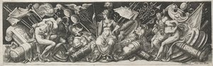 戦闘と勝利、おそらく1560年代。 作： Etienne Delaune