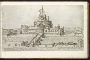 ローマのサンタンジェロ城と天使の橋 古代の建物 (シリーズのタイトル) I vestigi dell