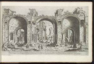 ローマのカラカラ浴場跡 古代の建物 (シリーズのタイトル) I vestigi dell
