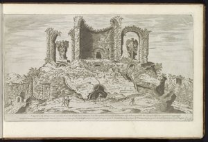 ローマのマリウスの戦利品の遺跡 古代の建物 (シリーズのタイトル) I vestigi dell