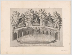 ローマの素晴らしさの鏡: チボリのヴィラ デステの噴水と庭園、1575., 1575. 作： Etienne Duperac