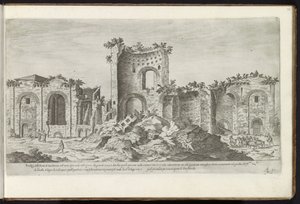 ローマのコンスタンティヌス浴場 古代の建物 (シリーズのタイトル) I vestigi dell