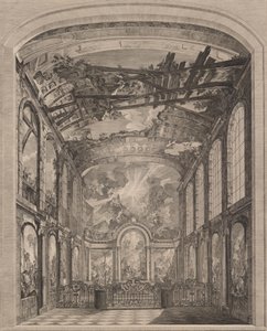 ファウンドリング家の内観、1759 年。 作： Etienne Fessard