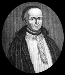ミシェル・ル・テリエ（1643-1719）フランスの神学者、イエズス会士、ルイ14世の告解師、エングレーヴィング 作： Etienne Jehandier（後）Desrochers