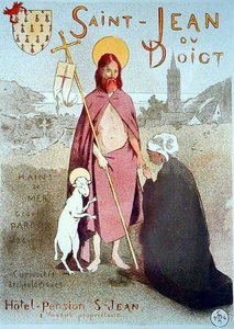 St Jean du Doigt」の広告ポスターの複製 作： Etienne Moreau Nelaton