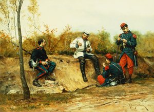 囚人、1889 作： Etienne Prosper Berne Bellecour