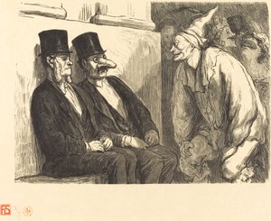 オペラ ボール: 楽しすぎます ！ 作： Etienne after Honoré Daumier
