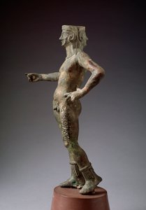 デザイン・クルサンスの神性ブロンズ彫刻、紀元前3世紀 作： Etruscan Etruscan