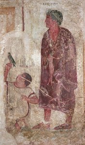 ヴェルステイタスとその奴隷（壁画） 作： Etruscan Etruscan