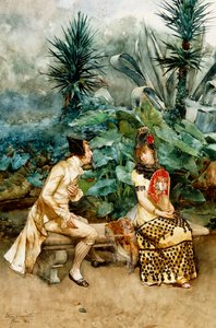 愛の宣言、1887 作： Ettore Simonetti
