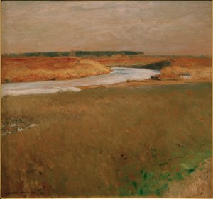 アッパーシュプリーの夕べ 作： Eugen Felix Prosper Bracht
