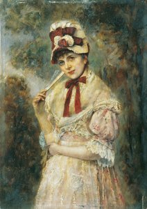 女性の肖像 作： Eugen Horstig