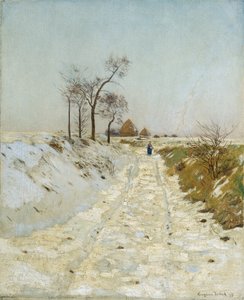 冬の峡谷 作： Eugen Jettel
