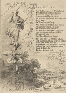 スイレン、ヴィオラ、トゥーレの王、花の復讐、1852年。 作： Eugen Napoleon Neureuther