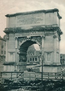 タイタスのアーチ、ローマ、イタリア、1927 作： Eugen Poppel