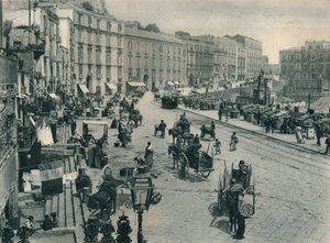 ボルゴサンタルチア、ナポリ、イタリア、1927 作： Eugen Poppel