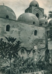 サンジョヴァンニデッリエレミティ教会、パレルモ、シチリア島、イタリア、1927年。 作： Eugen Poppel