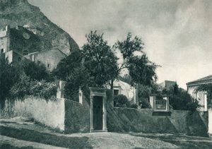 ガーデン、タオルミーナ、シチリア島、イタリア、1927 作： Eugen Poppel
