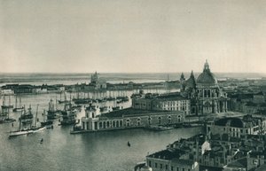 大運河とサンタマリアデッラサルーテ教会、ヴェネツィア、イタリア、1927 作： Eugen Poppel