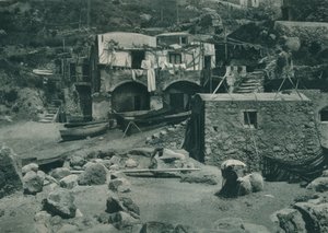 マリーナグランデの家、カプリ島、イタリア、1927 作： Eugen Poppel
