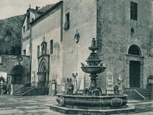 公共の噴水、パレルモ、シチリア島、イタリア、1927 作： Eugen Poppel