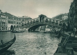 リアルト橋、ヴェネツィア、イタリア、1927 作： Eugen Poppel