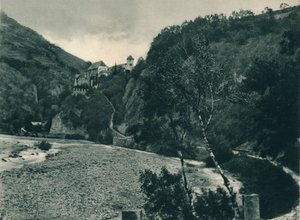 Runkelstein城、ボルツァーノ、南チロル、イタリア、1927 作： Eugen Poppel