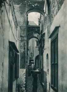 1927年、イタリア、カプリ通り 作： Eugen Poppel