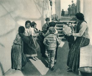 タランテラ、カプリ島、イタリア、1927