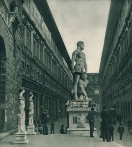ウフィツィ美術館、フィレンツェ、イタリア、1927 作： Eugen Poppel