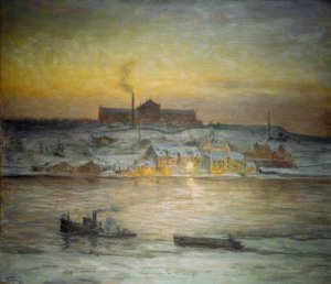 初冬の朝 作： Eugen Prinz von Schweden